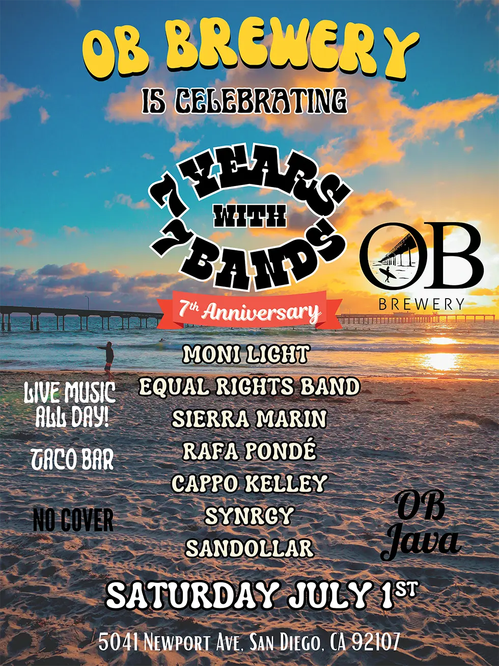 OB Brewery 7 Year Anniversary Party