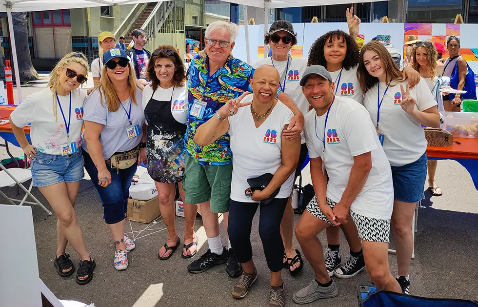 Photo of 2023 OB Street Fair & Chili Chook-Off Mural Volunteers 2023 OB Street Fair & Chili Chook-Off Mural Volunteers