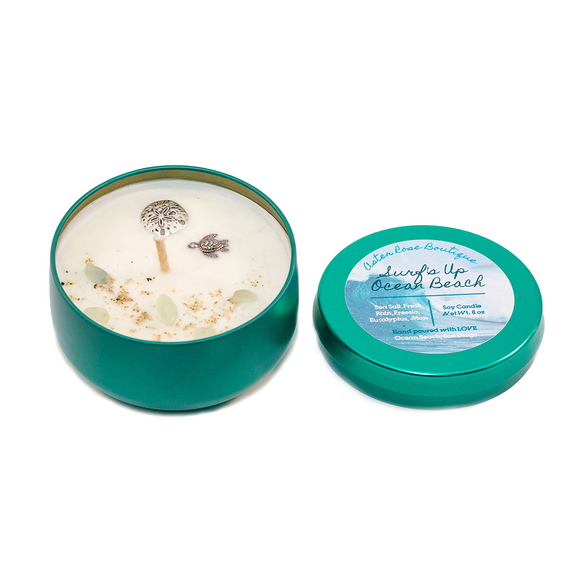 Surf's Up Ocean Beach Soy Candle