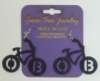 Custom OB Bike Earrings OB Street Fair & Chili Cook-Off