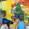 Painting the 2008 OB Commuinty Mural (Rich James Tribute)