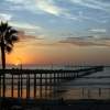 Pier at sunset