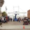 Filming of Terriers in the Hodad's parking lot